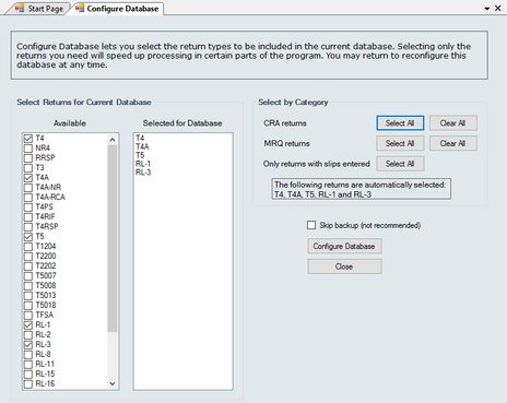 Configure Database